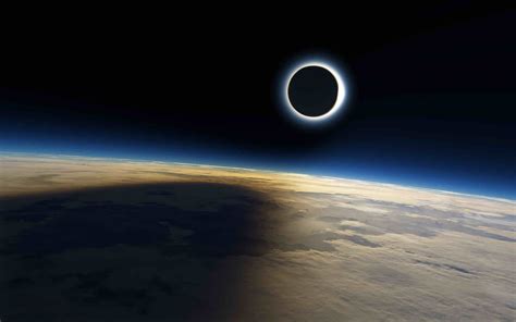 Solar Eclipse Seen From Orbit Pics
