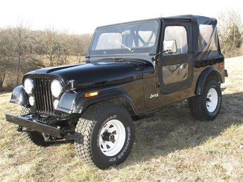 Purchase Used Jeep Cj7 1977 Rust Free California Jem Black Exterior And
