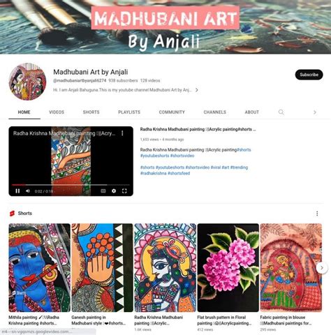 Best Madhubani Painting Youtube Channels Interested Videos