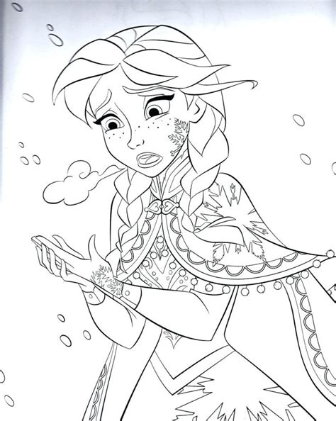 Kids can practise their fine motor skills, Frozen Fever Coloring Pages - Coloring Home