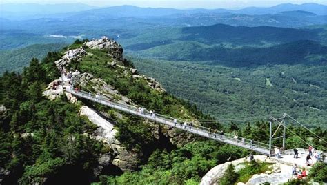 STATE Grandfather Mountain To Celebrate Th Anniversary Of Mile High Swinging Bridge The