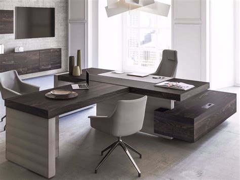 Jera Escritorio De Oficina Modular By Las Mobili Office Desk Set Office Table Design Executive
