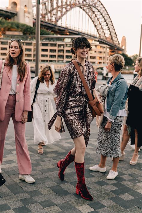 The Best Street Style From Sydney Fashion Week Semanas De Moda