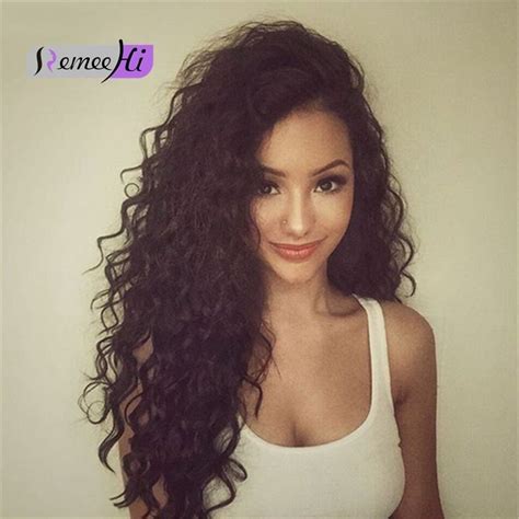 long natural curly silk top chinese virgin human hair full lace wig 160 density long natural