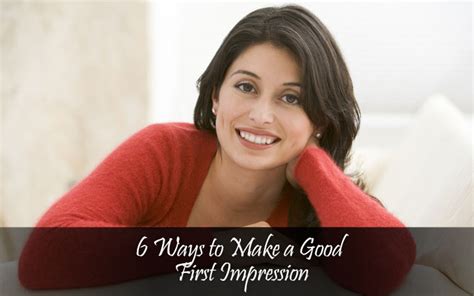 6 Ways To Make A Good First Impression Login
