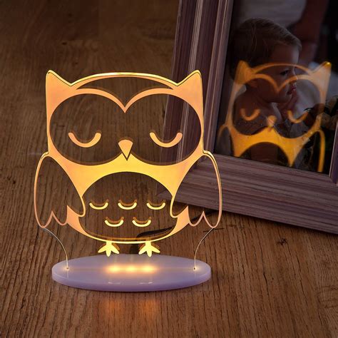 Girls And Boys Remote Controlled Owl Night Light By Spotted