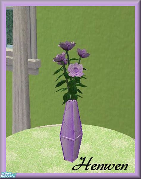The Sims Resource Rose Bouquet Purple