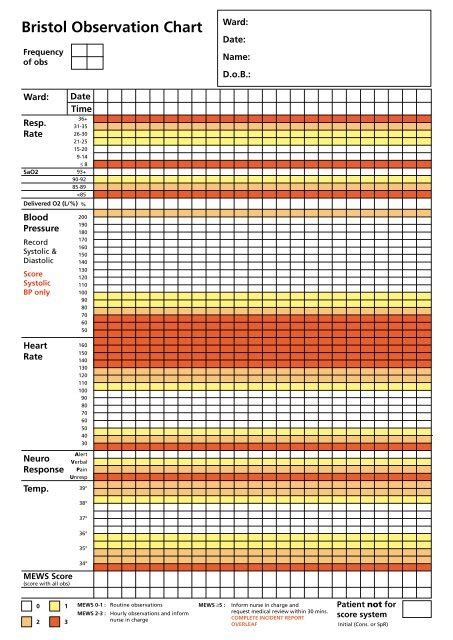 Bristol Observation Chart Day In The Life