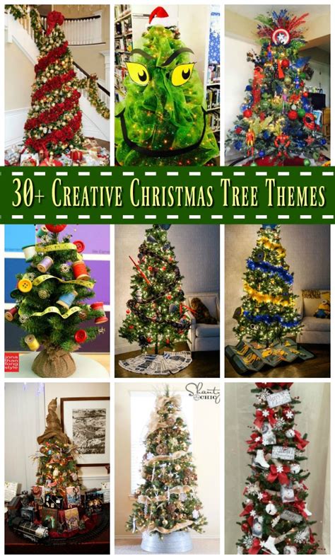 20 Unique Christmas Tree Themes Decoomo