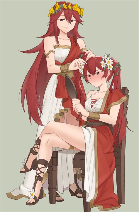 Cordelia And Severa Preparing For Day Of Devotion Rfireemblemheroes