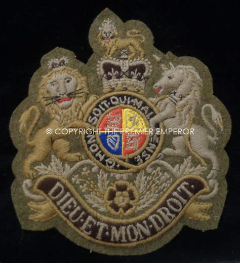 British Guards Regimental Sergeant Majorsrsm Large Sleeve Insignia
