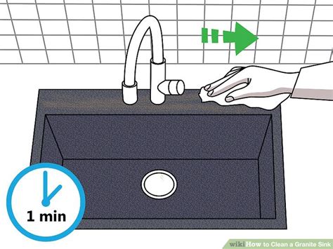 A granite sink is not out of the list. 3 Ways to Clean a Granite Sink - wikiHow