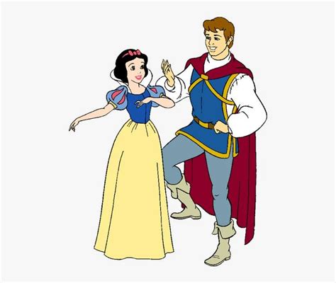 Cinderella And Prince Charming Clip Art Snow White With Her Prince