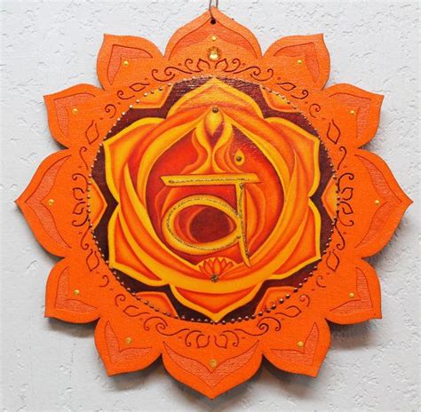 2nd Chakra Sacral Chakra Svadishthana Chakra Mandala Orange Chakra