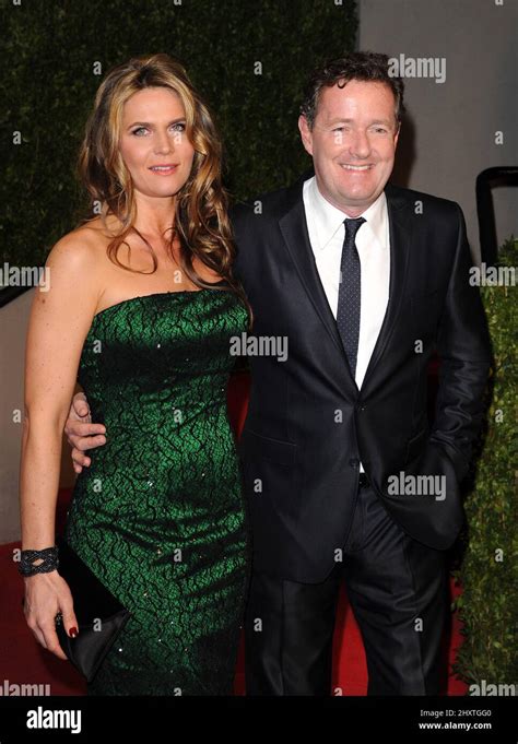 Piers Morgan Celia Walden Attending The 2011 Vanity Fair Oscar Party