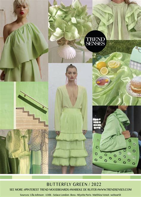 From familiar classic to completely unexpected. BUTTERFLY GREEN // 2022 #trends #color #fashion #2022 in ...