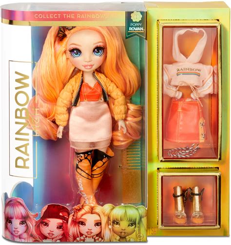 Best Buy Rainbow High Rainbow Highfashion Doll Poppy Rowan 569640