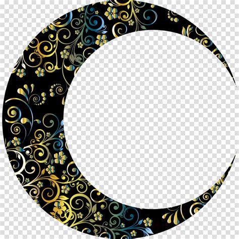 Gold Crescent Moon Png Clipart Moon Lunar Phase Clip Art Library