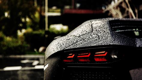 Lamborghini Water Drops Wallpapers Hd Desktop And Mobile Backgrounds