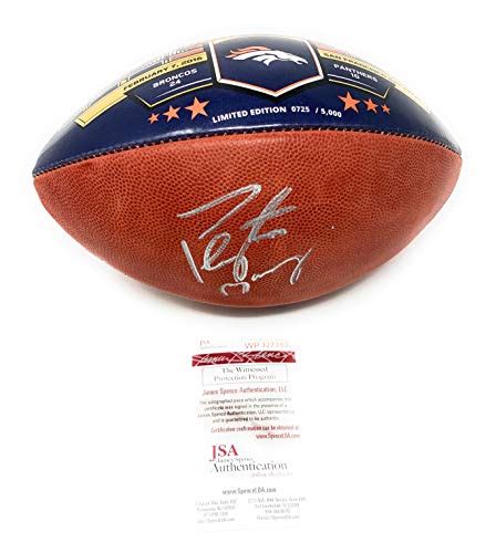 Peyton Manning Denver Broncos Signed Autograph Super Bowl 50 Limited