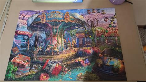 Gloomy Carnival Ravensburger 1000 Pieces This Was Such A Fun Puzzle