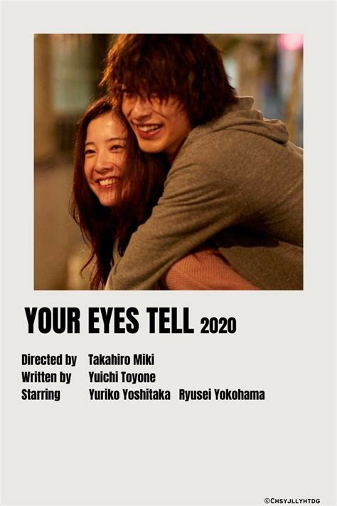 Your Eyes Tell In 2023 Japanese Movie Japanese Film Movies