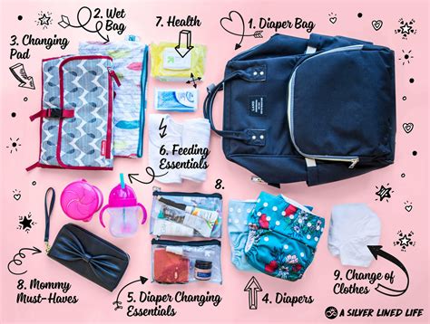 Best Diaper Bag Essentials Checklist Cape And Apron