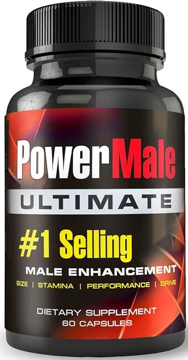 Amazon Com PowerMale Ultimate Male Enhancement Pills Enlargement Pills Add Size