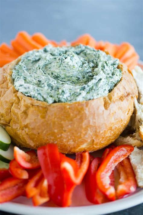 Easy Spinach Dip Brown Eyed Baker