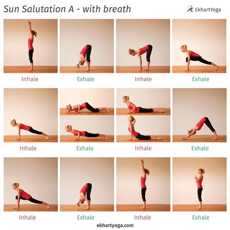 Learn How To Do A Basic Sun Salutation A And Synchronise Your Breath To