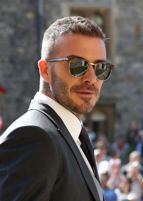 Looks We Love David Beckhams Suave Sunglasses At The Royal Wedding