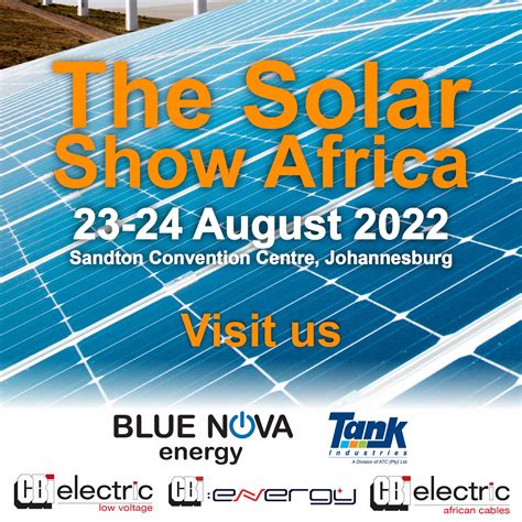 The Solar Show Africa 2022 Cbi Electric Circuit Breaker Industries