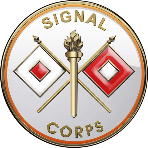 Army Signal Corps All Metal Sign 14 Round North Bay Listings