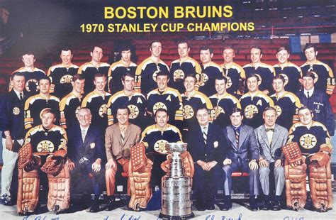 Boston Bruins Stanley Cup Champions 1970 Hockeygods