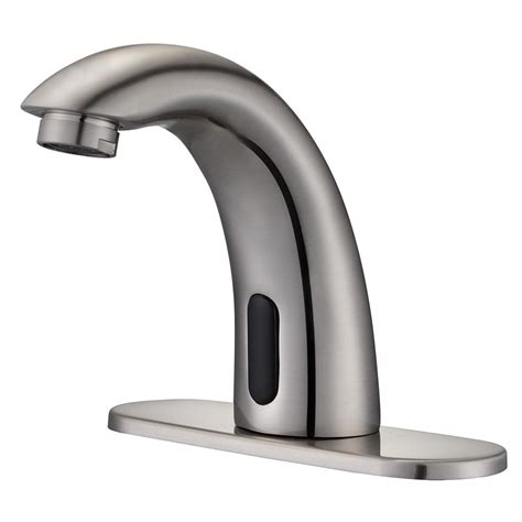 Installing the best touchless bathroom faucet will enhance your bathroom appearance and décor. Touchless Bathroom Sink Faucet - Commercial Hands Free Tap ...