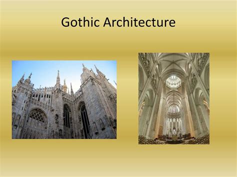 Ppt Gothic Architecture Powerpoint Presentation Free Download Id
