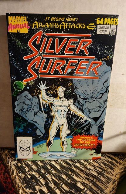 Silver Surfer Annual 2 Direct Edition 1989 Comic Books Copper