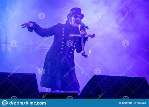 King Diamond At Festival Rock Heart 2019 Editorial Photo Image Of