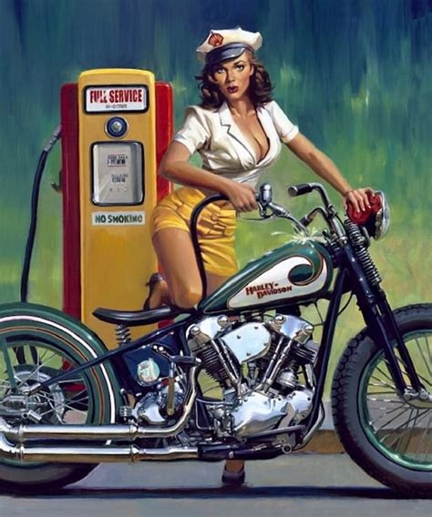 Harley Davidson Pin Up Girls Kilometermagazine Com Pin Up Girls My