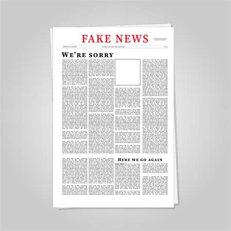 Fake Newspaper Article Template