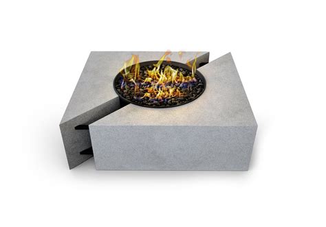 Concrete Fire Pit Tables Outdoor Gas And Propane Fire Pits Studio Nisho