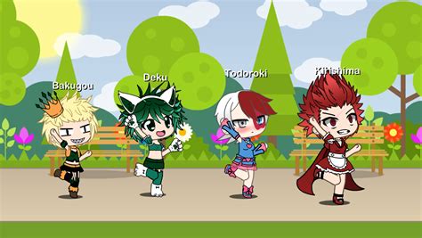 I Was Just Looking For Dekus Hero Costume In Gacha Club As A Reference