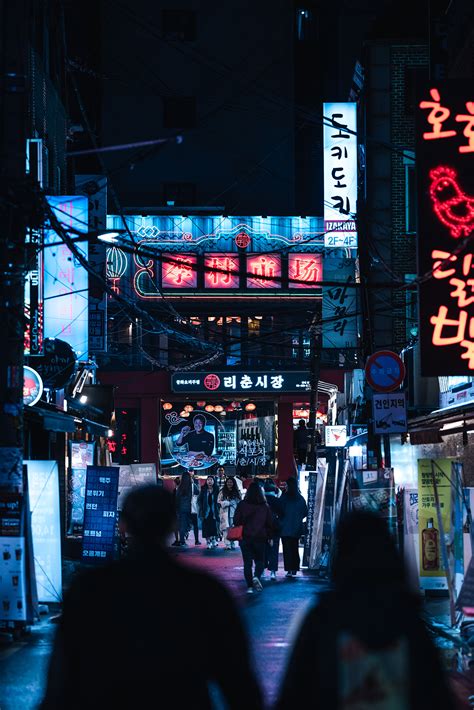 South Korea Seoul Neon Night On Behance