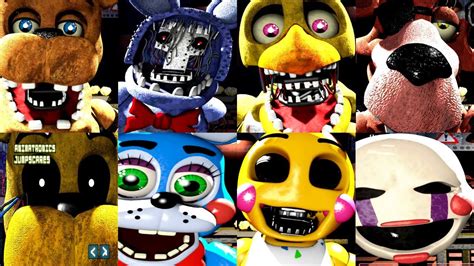 Five Night At Freddy 2 Remastered Full Game All Jumpscares Extras
