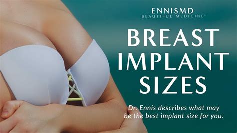 Breast Implant Sizes Explained By Dr L Scott Ennis Youtube