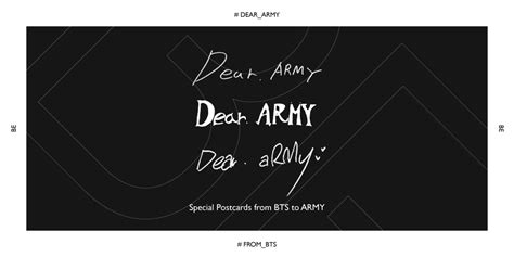 Newest older popular blog archive. Nuna Kookie: Dear. ARMY Special Postcards from BTS to ARMY