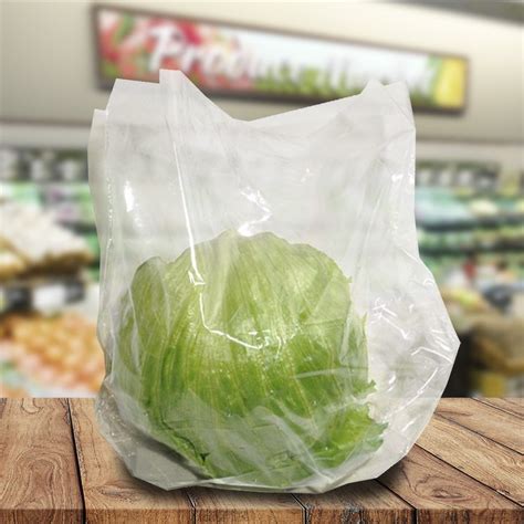 Vented Lettuce Bag Ldpe Clear Non Printed 1000 Pack