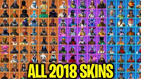 Every Fortnite Skin In 2018 All Fortnite Skins In 2018 260 Skins