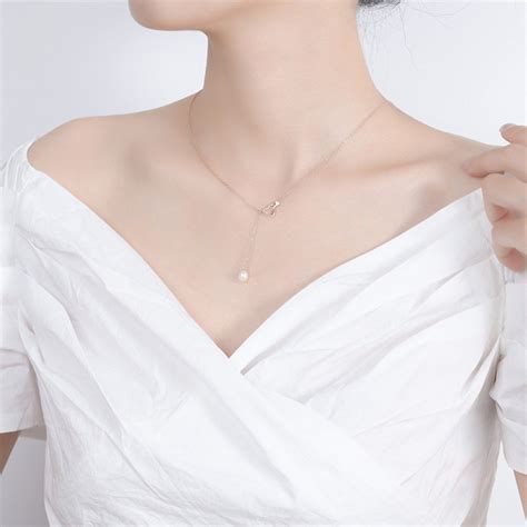 New Sweet Necklace 925 Sterling Silver Female Clavicle Chain Etsy
