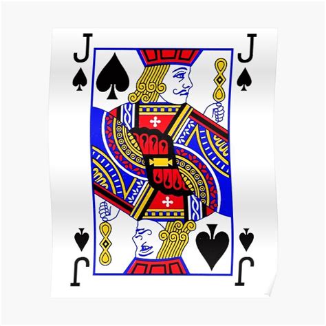 Jack Di Picche Jack Of Spades Poster For Sale By Impactees Redbubble